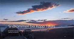 Desktop Screenshot of kopptours.de