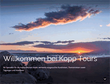 Tablet Screenshot of kopptours.de